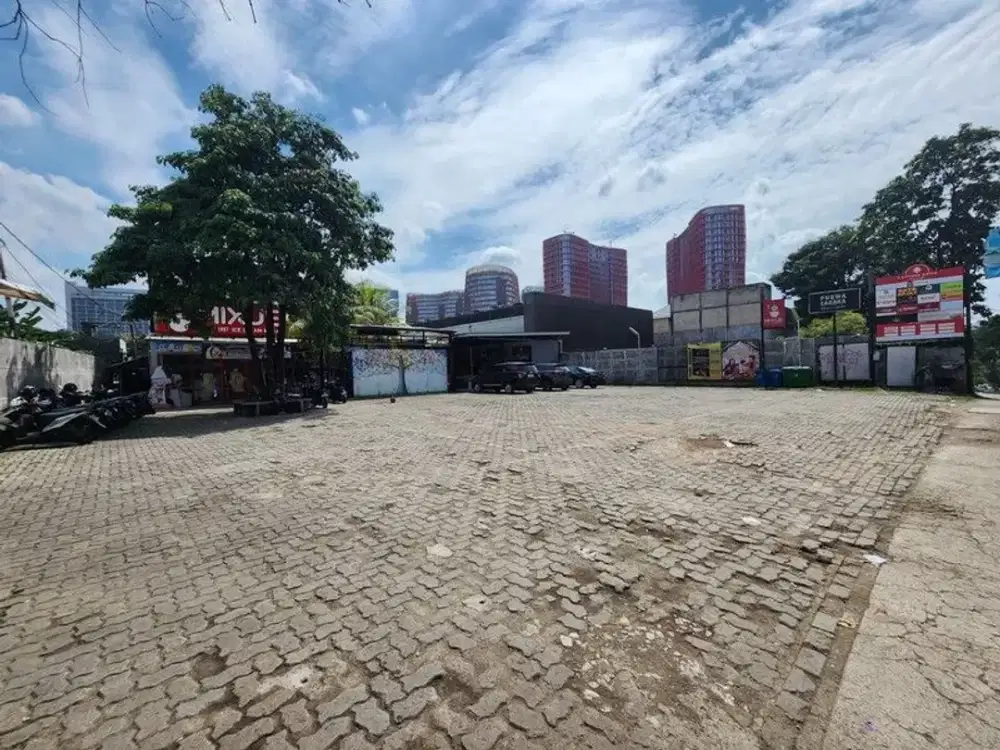 Lahan Komersial Pinggir Jalan Lebak Bulus Cocok Buat F&B Parkir Luas