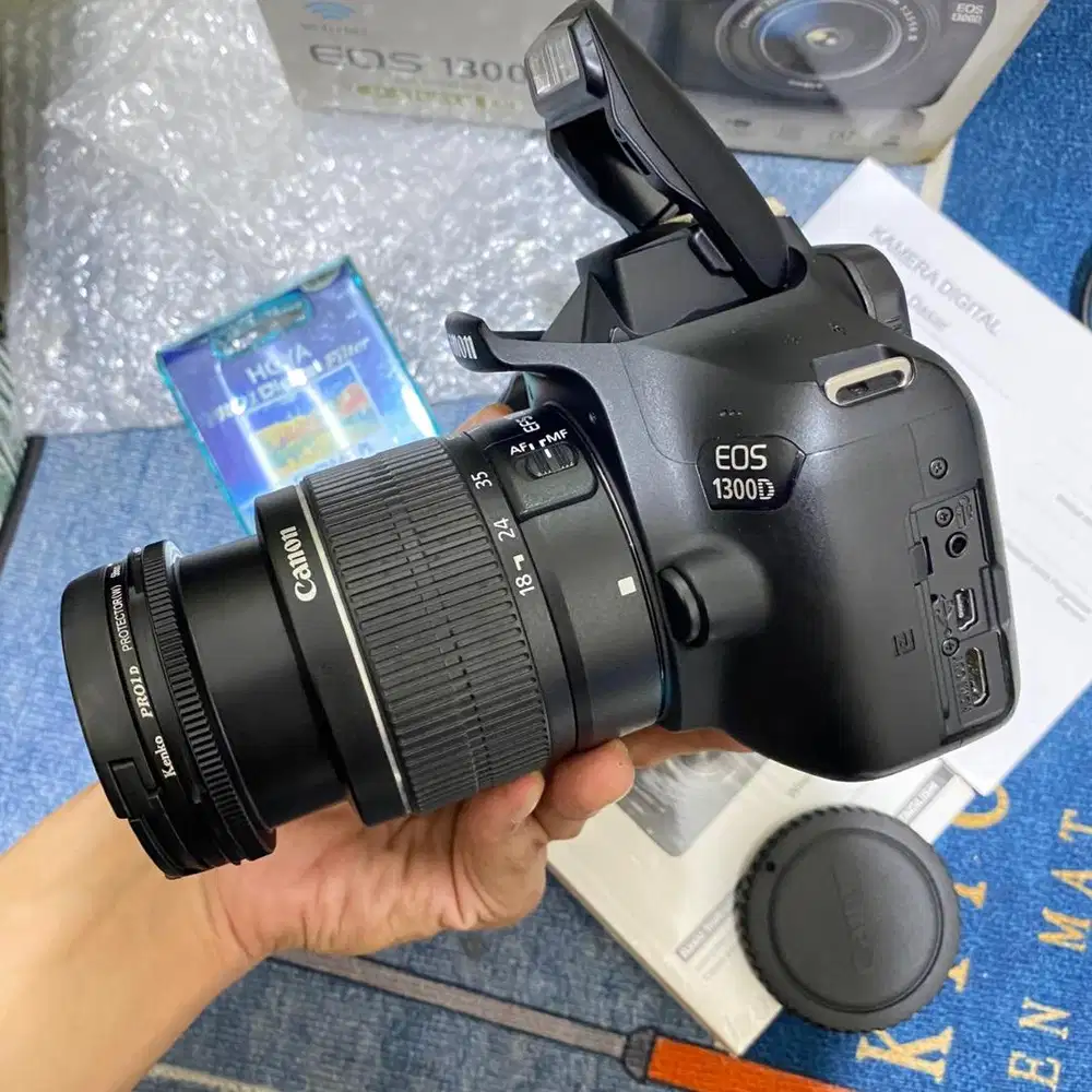 canon 1300d lensa kit fullset