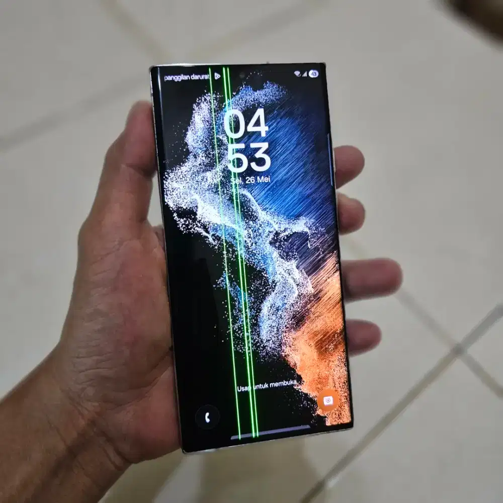 SAMSUNG GALAXY S22 ULTRA SEIN 5G 12/512 GB MULUS ADA MINUS NORMAL