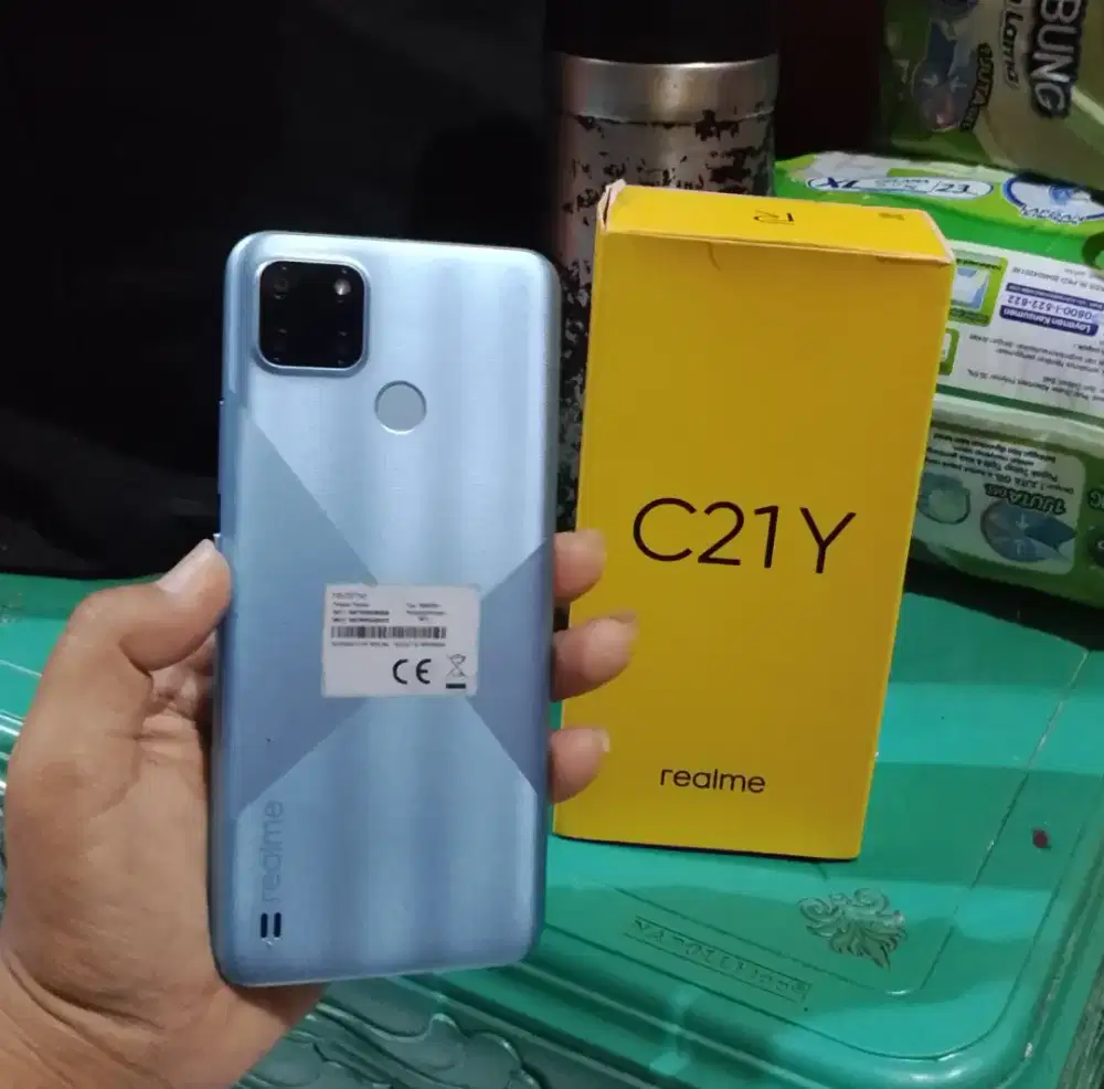 Realme c21y ram 4/64 fullset.