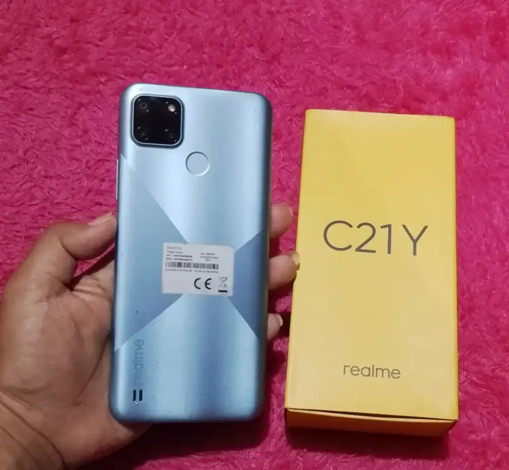 Realme c21y ram 4/64 fullset.
