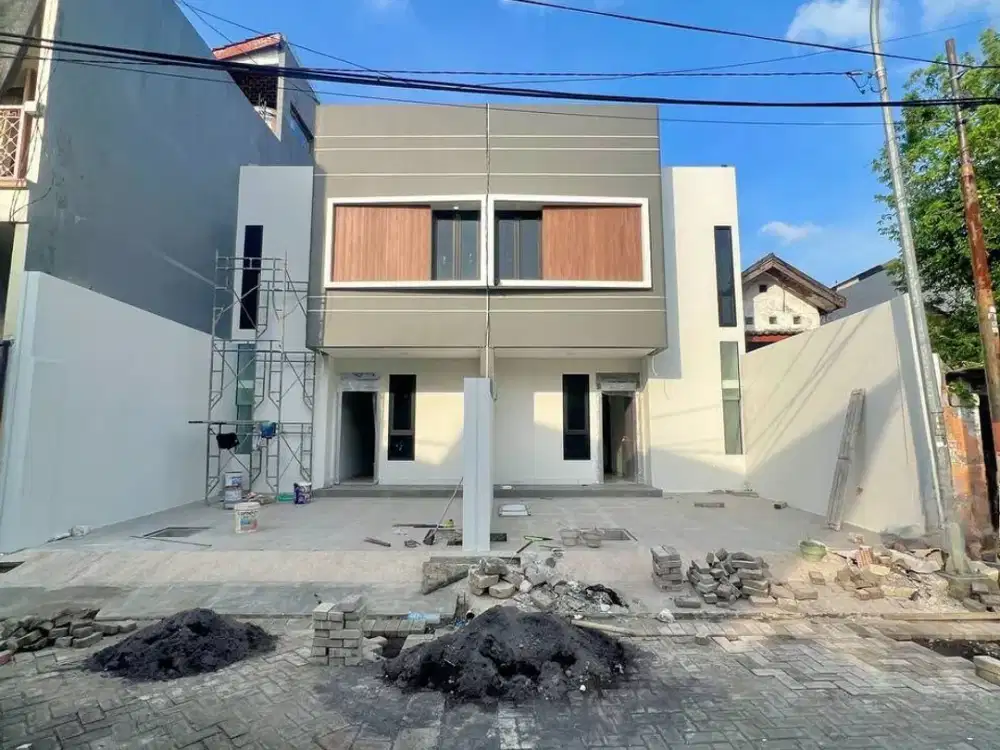 2 unit, Rumah baru minimalis di Mulyosari Utara