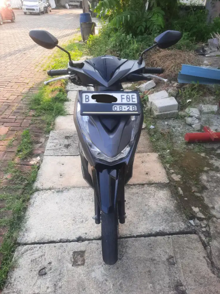 HONDA NEW BEAT FI cbs 2023 Silver Hitam