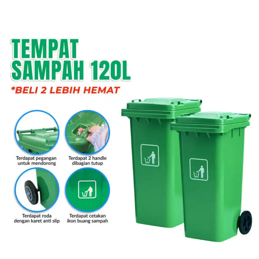 Pabrik tempat sampah bahan HDPE dan fiberglass