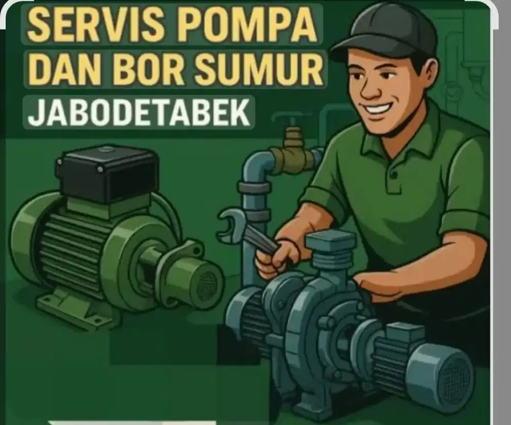 servis pompa air, servis kulkas dan mesin cuci