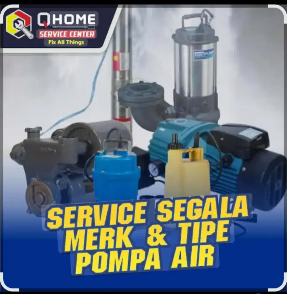 servis pompa air, servis kulkas dan mesin cuci panggilan