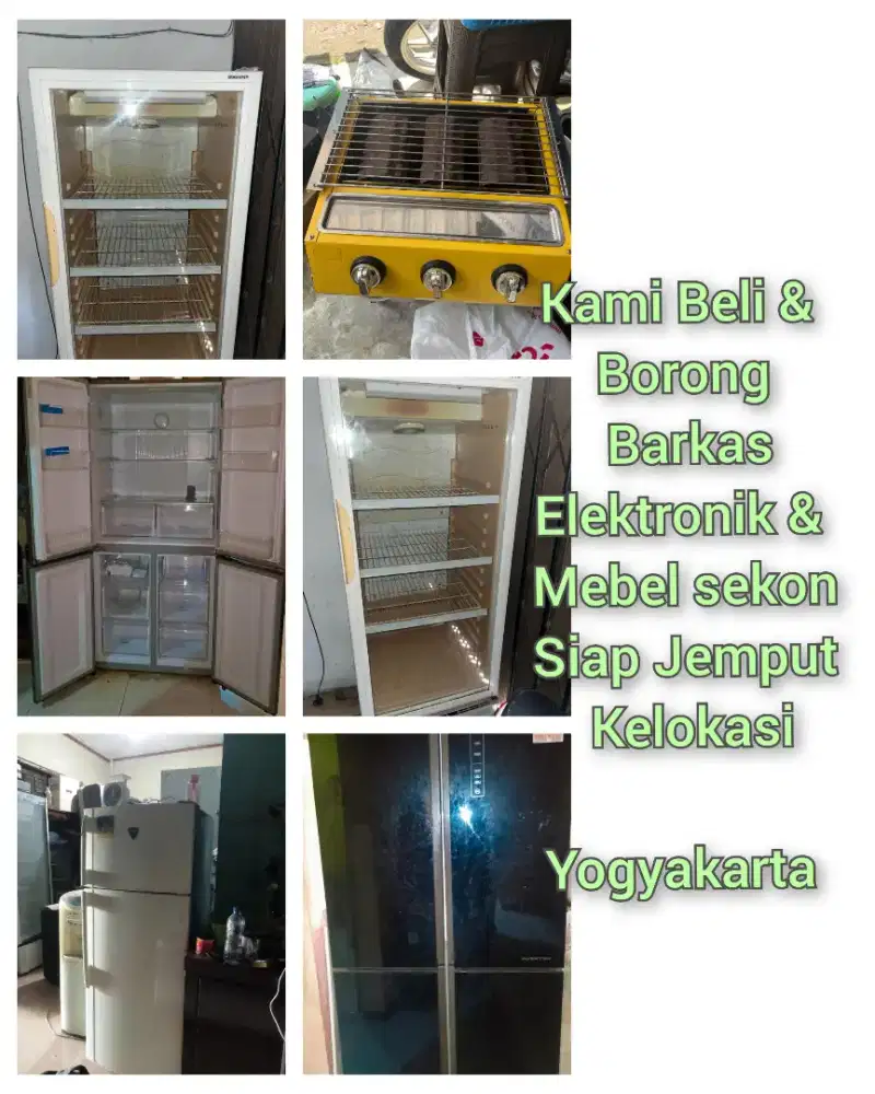 Terima Terus Barkas Kulkas, Freezer Showcase dan Elektronik sekon