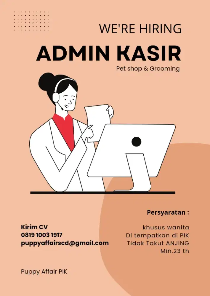 Loker Admin Kasir