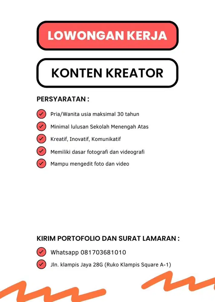 Lowongan konten kreator otomotif