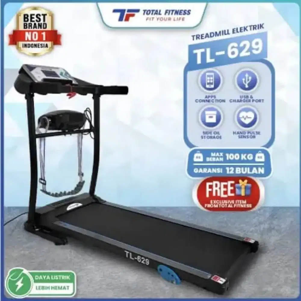 ready Treadmill elektrik Tl 629