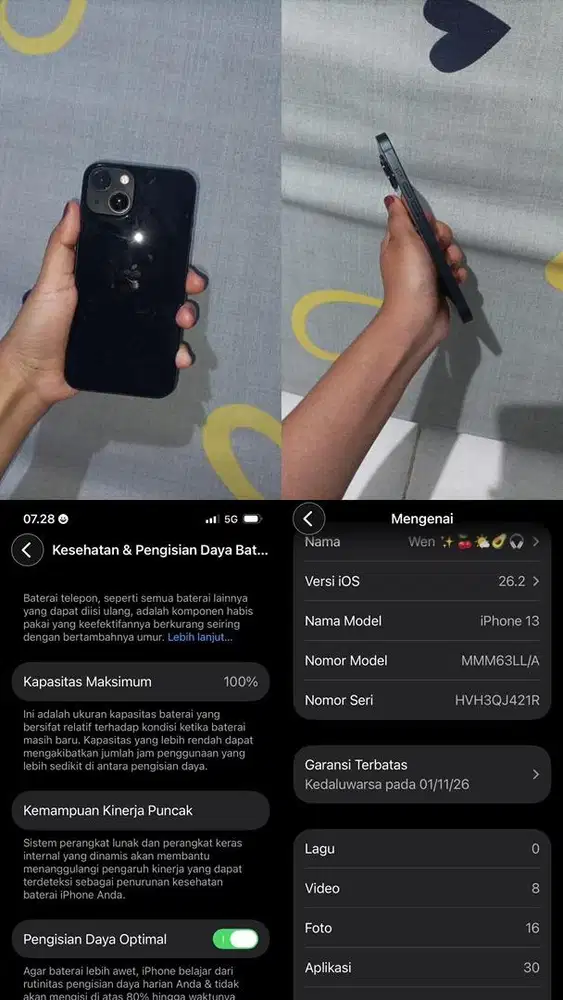 iPhone 13 128GB – Mulus – Indosat Only