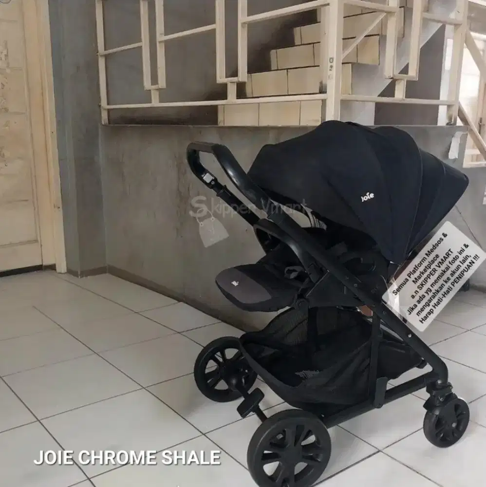 LIKE NEW Stroller Stroler JOIE CHROME mirip NUNA MIXX 2 CAVIAR