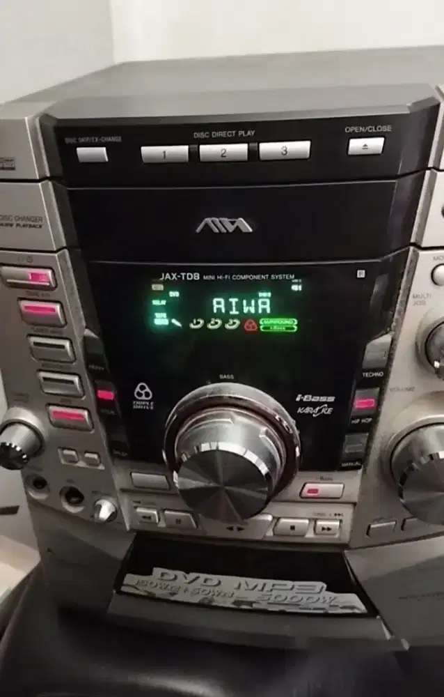 Tape Aiwa Kaset + MP3 + CD and DVD player