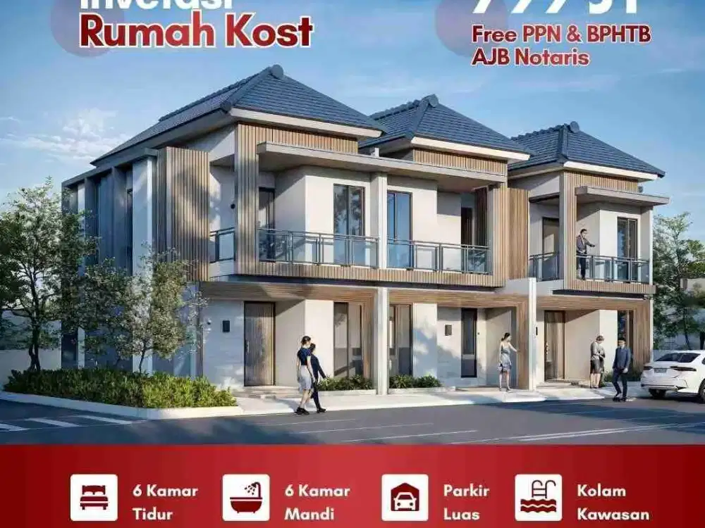 RUMAH KOS MURAH DEKAT KAMPUS UMM. 600 JUTAAN