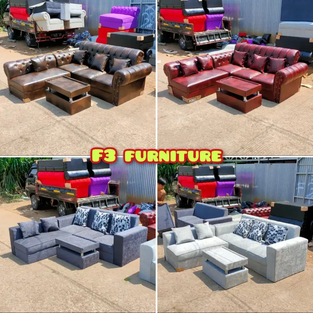 SOFA L PUTUS / SOFA RUANG TAMU MINIMALIS