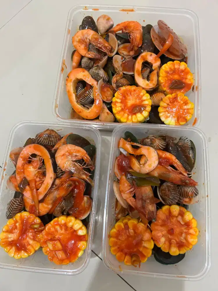 Seafood tumpah mantap