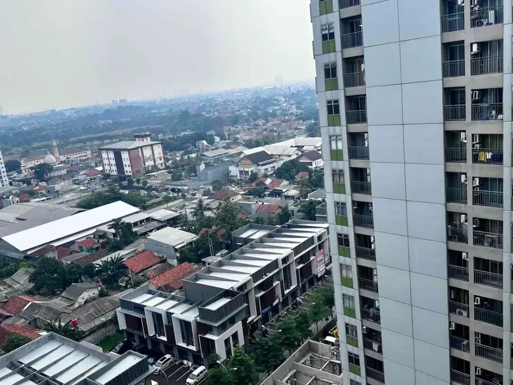 Apartemen Terluas & Termurah Green View Serpong 2 Balkon Luas & Nyaman | View kolam berenang | Jarang Ada