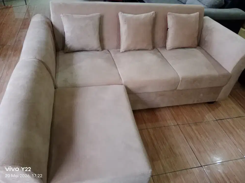 Sofa L putus NEW harga SECOND