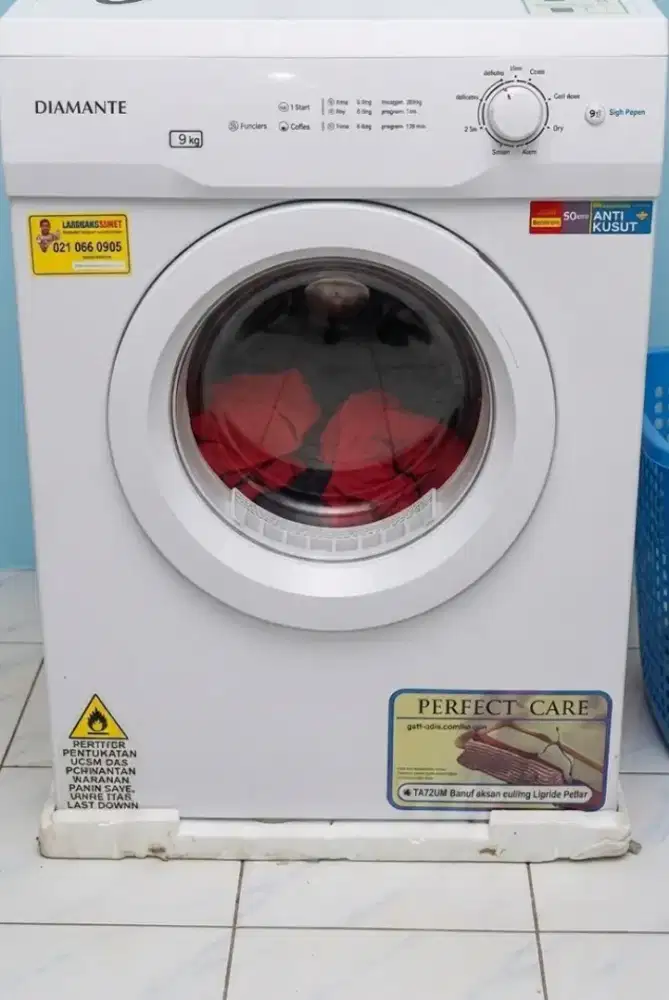 Mesin Dryer Pengering Laundry Diamante 9kg LPG
