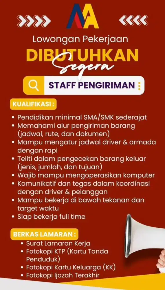LOWONGAN PEKERJAAN