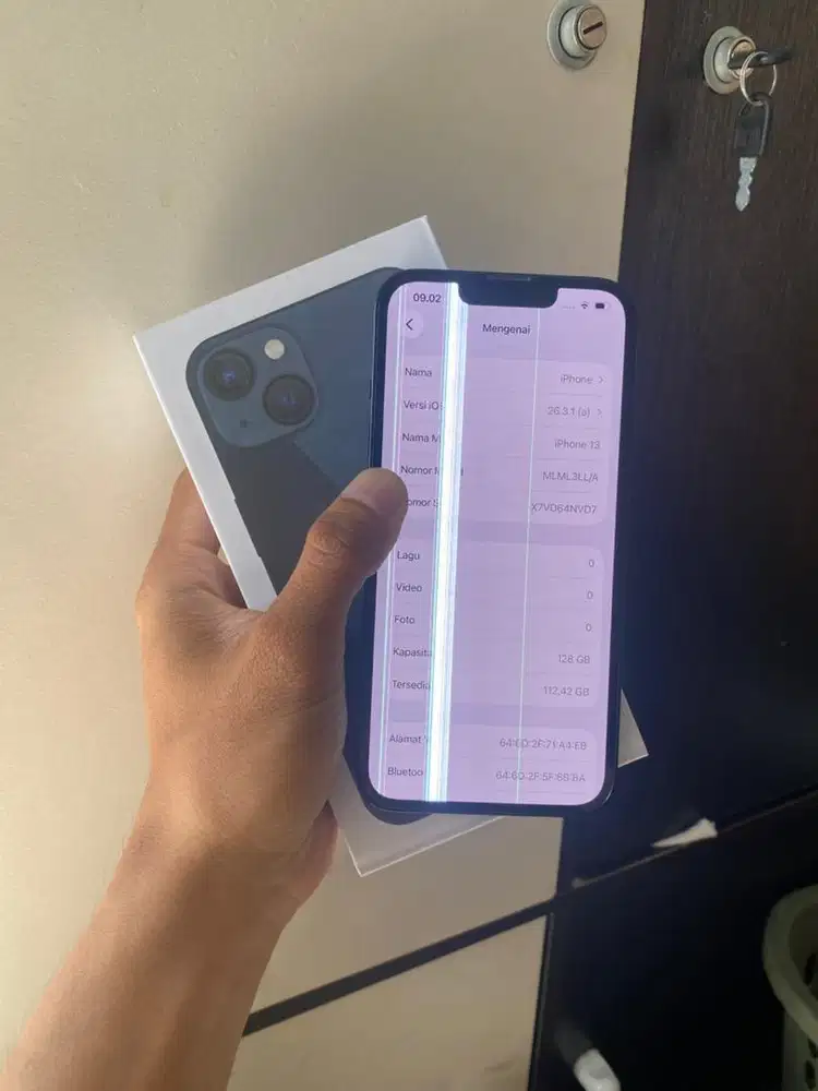 iPhone 13 Black 128 GB ex Inter All Operator Minus