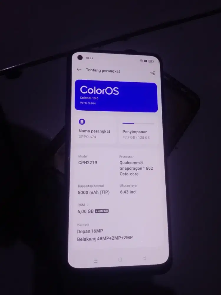 Oppo A74 6/128gb