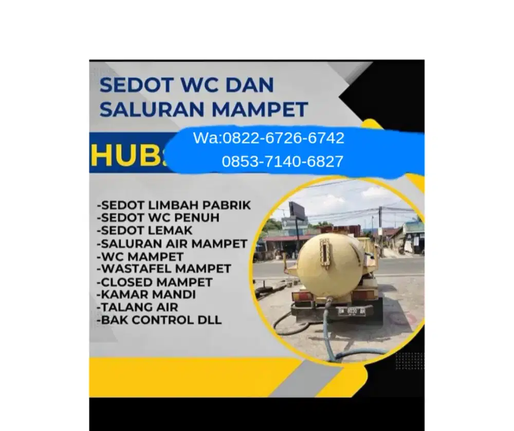 Jasa wc mampet,sumbat dan saluran ait