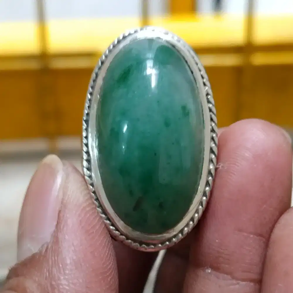 Batu cincin jadeite jade giok burma kristal