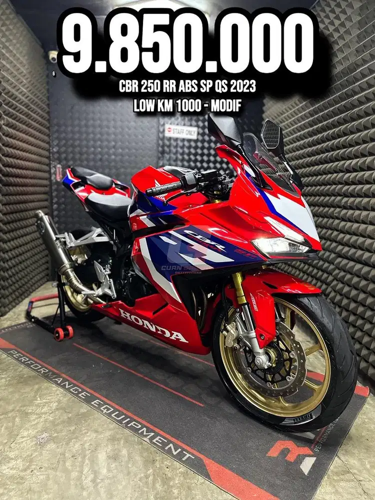 CBR 250 RR OR CBR 250RR ABS SP QS 2023 TRICOLOR MODIF LOW KM 1XXX BRO