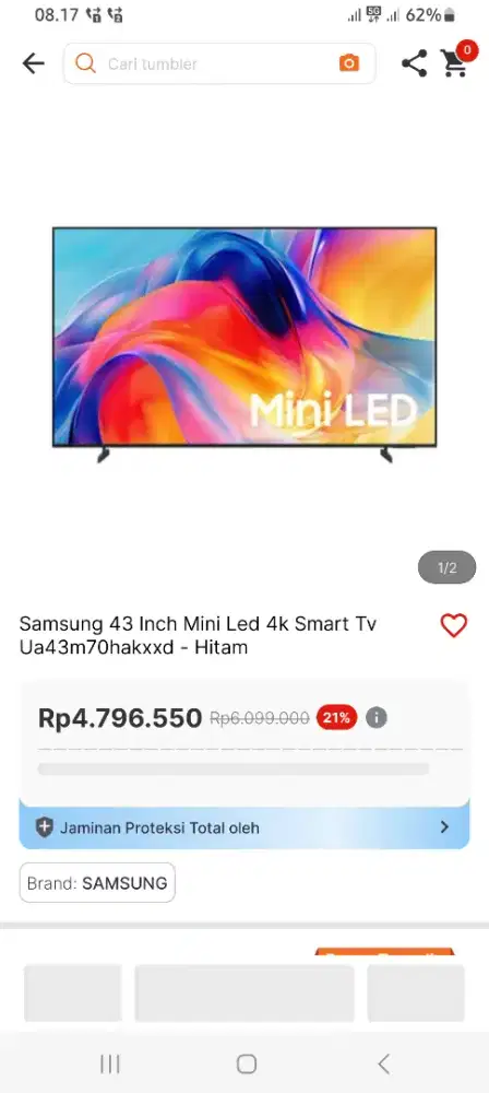 Tv samsung mini led terbaru 2026