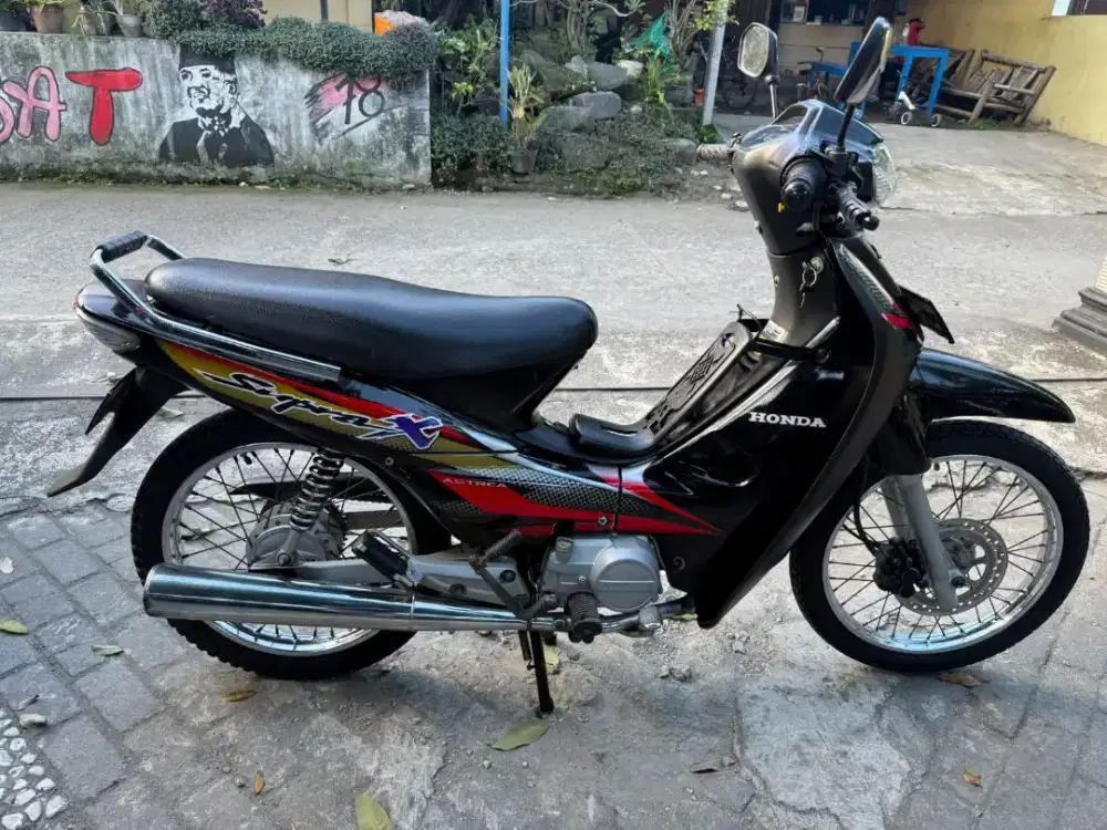 Supra X THN 2001 plat AB kota