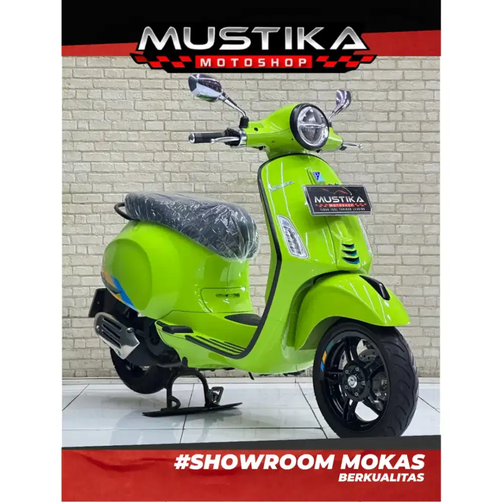Odo1rb Istimewa!!Vespa Primavera 150cc ABS 2025 Plat Jatim-Mustika