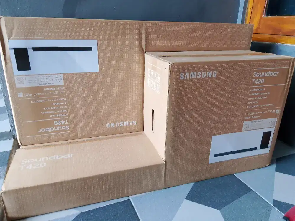 Samsung soundbar T420 soundbar plus subwoofer