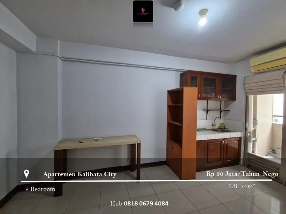 Disewakan Apartement Kalibata City Low Floor 2BR FF