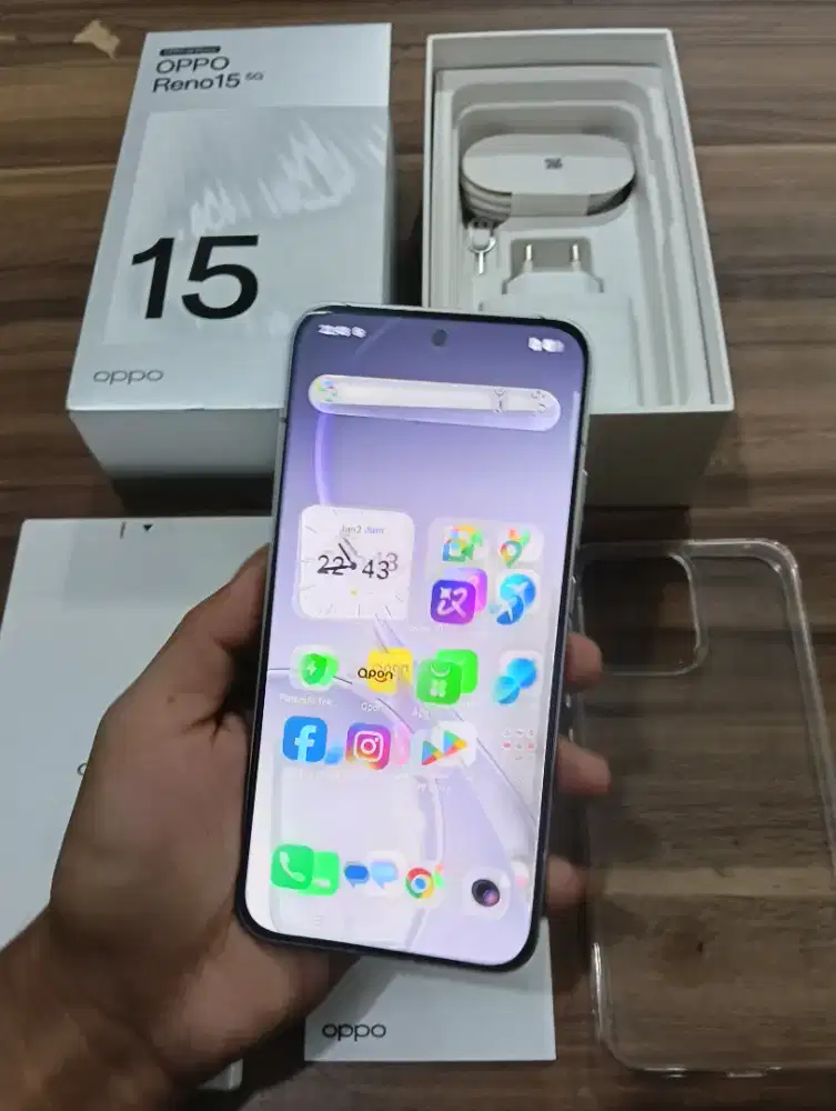 Oppo Reno15 5G 8/256 seken lengkap dan murah