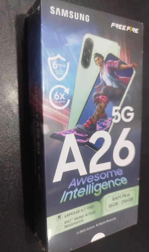 Samsung Galaxy A26 5G 8/256GB Free Fire Edition - BARU SEGEL BNIB Resm