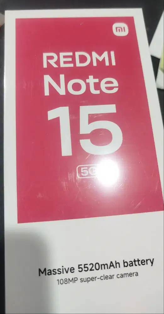Redmi Note 15 5G 8/256GB - BARU SEGEL UTUH