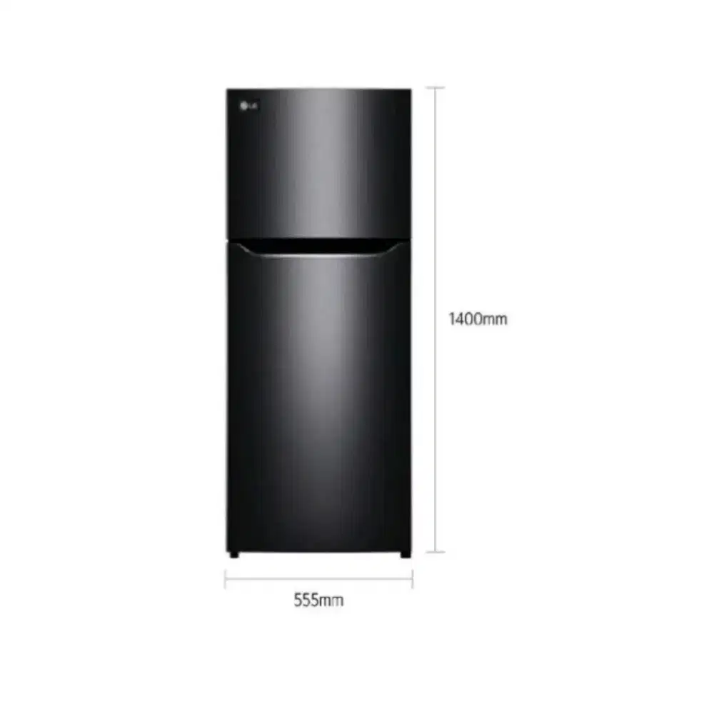 Jual Murah Kulkas dapat Hadiah (LG 2 Pintu GN-B202SQIF Warna Hitam)