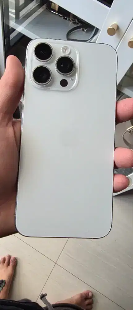 Apple iphone 15promax 256 silver titanium mulus 100% ex ibox