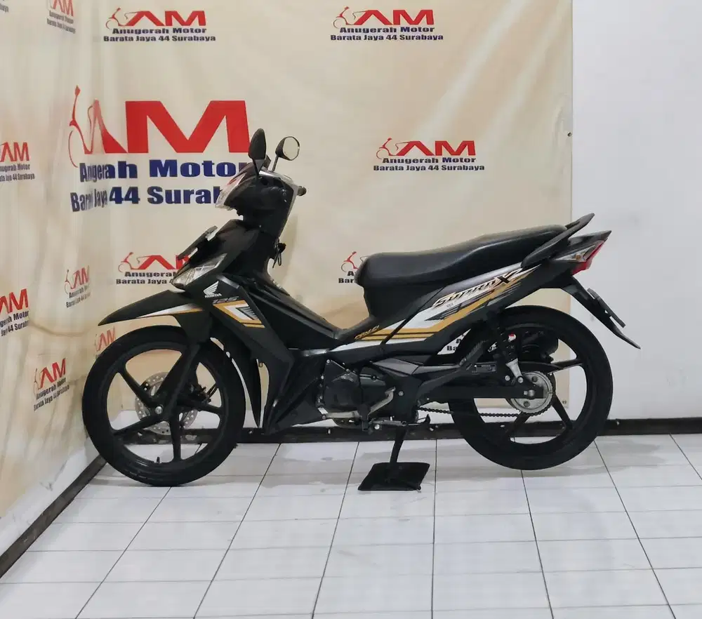 Am Barata #Honda supra x 125 fi Tahun 2023 warna hitam