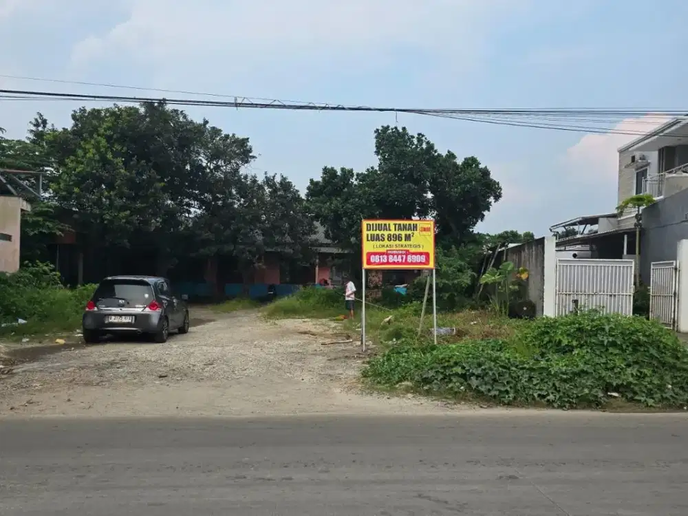 JUAL TANAH MURAH LUAS TANAH 896 m² DI JL.ASEM BEKASI TIMUR