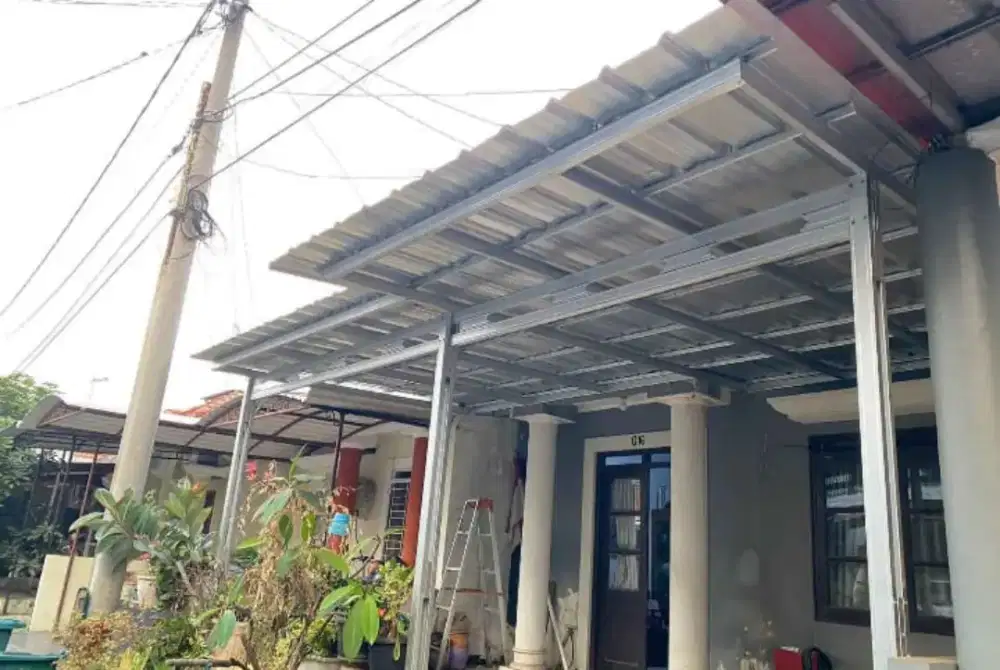 Garasi Baja Ringan Terpasang