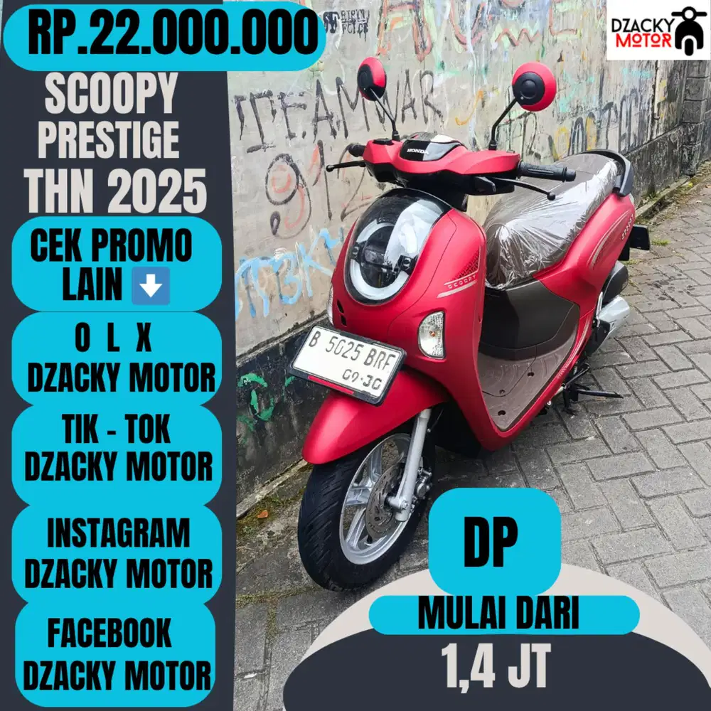 SCOOPY PRESTIGE THN 2025 SECOND LIKE NEW