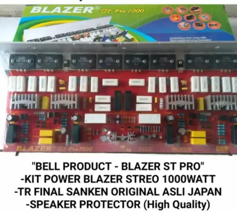 KIT POWER AMPLIFIER DREVER POWER AMPLI BLAZER BGR KOMPONEN ORI BARU
