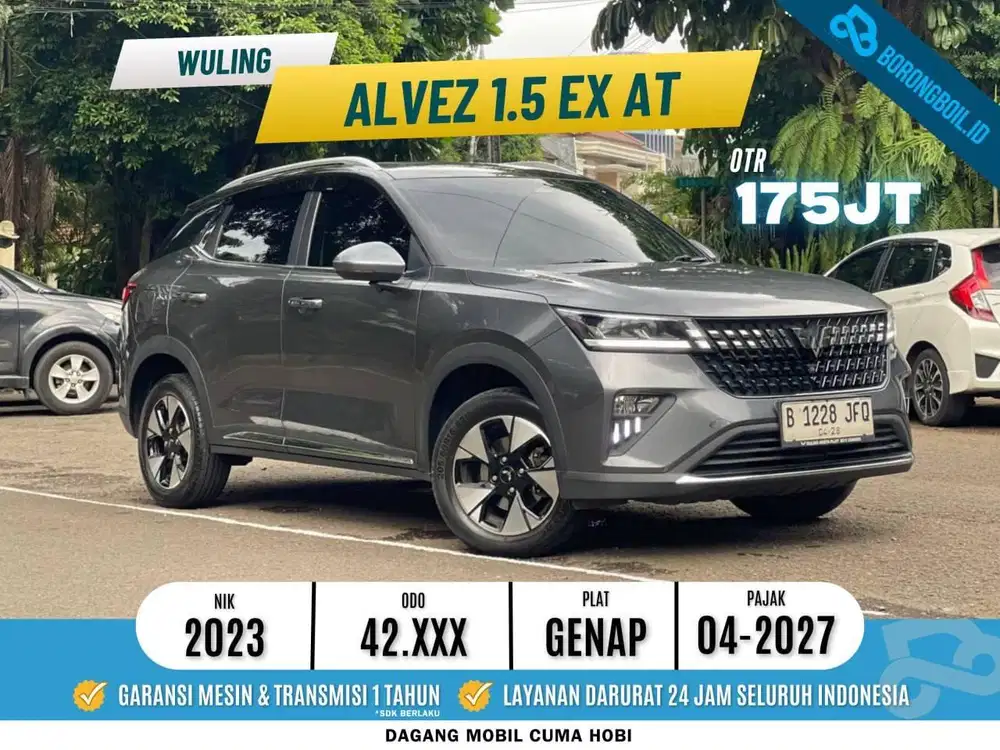 WULING ALVEZ EX SUNROOF AT 2023 ABU LOW KM LIKE NEW ISTIMEWA
