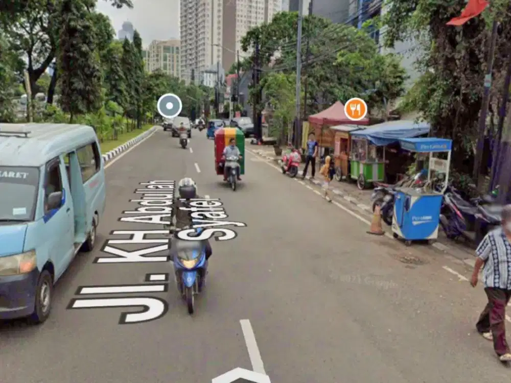 Dijual/Disewa Lahan Pinggir Jalan Raya Kh Abdullah Syafei Tebet, Jakarta Selatan