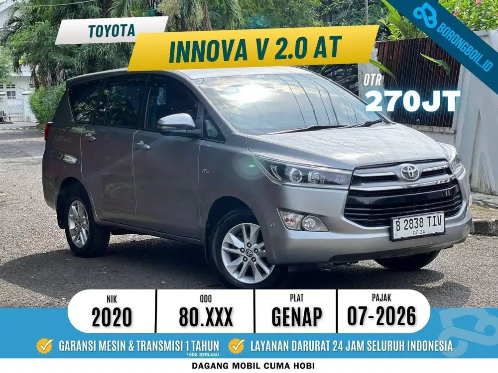 KIJANG INNOVA V 2.0 AT 2020 ABU LOW KM ISTIMEWA