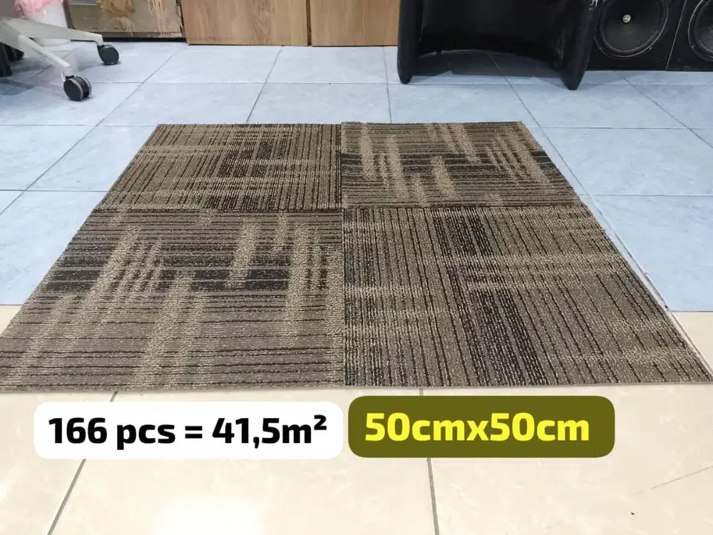 Karpet Kantor/karpet tile 50cmx50cm