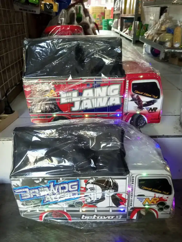 Mainan Anak Truk Oleng Kayu Besar