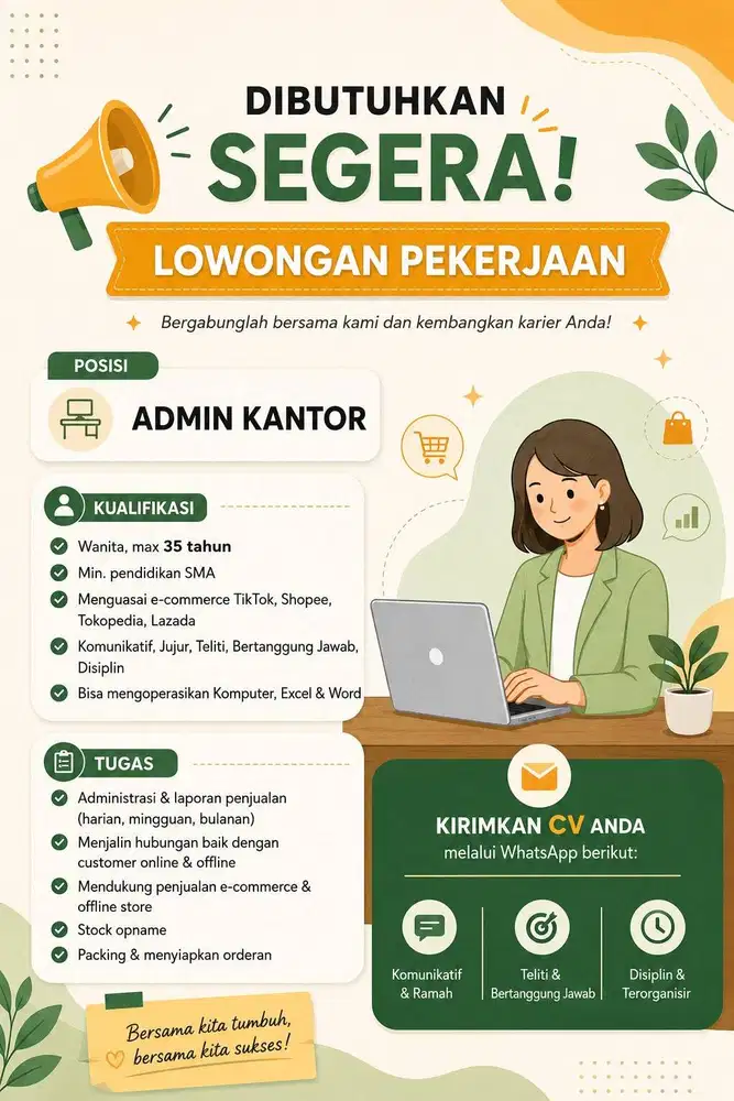 Admin Sales Full Time